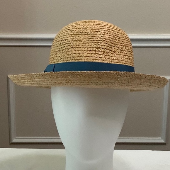 Tilley REBECCA R2 Raffia hat-Natural/Blue - Picture 3 of 13
